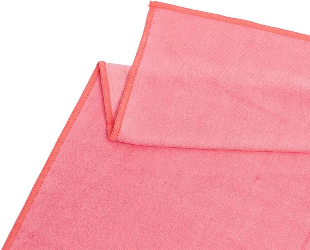 Shandali GoSweat Non-Slip Hot Yoga Towel with Super-Absorbent Soft Suede Microfiber in Many Colors, for Bikram Pilates and Yoga Mats.