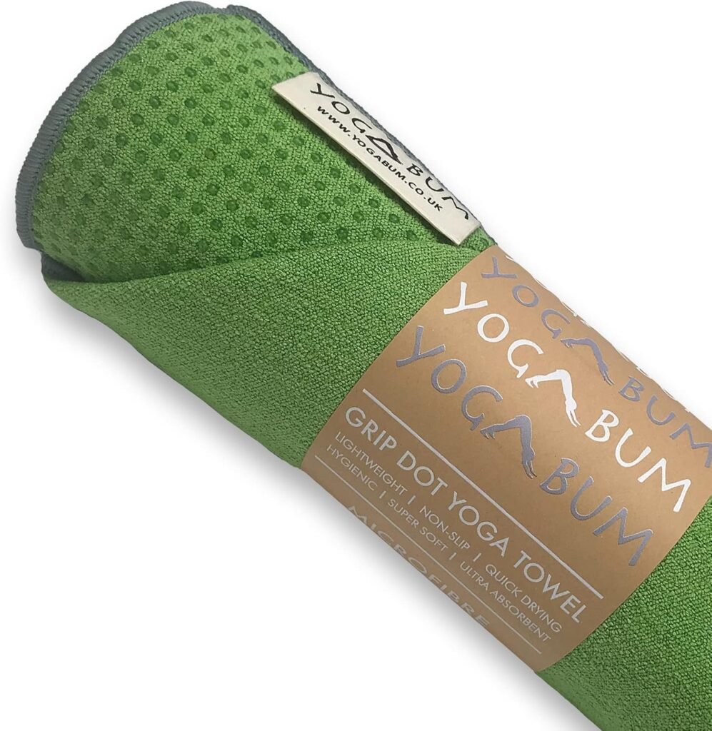 Grip Dot Yoga Mat Towels | Non-Slip | Eco Yoga Towel (Apple Green)